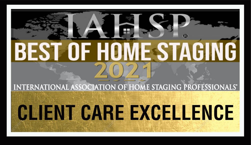 IAHSP Best of Home Staging 2021 - Client Care Excellence