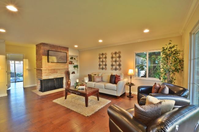 Living room staged by Staged4Sale
